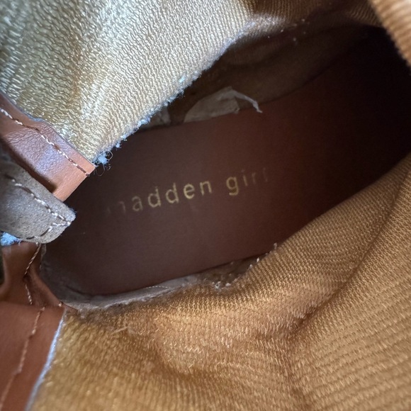 Madden Girl Brown Synthetic Back Zip Knee High size 6 - Picture 8 of 12